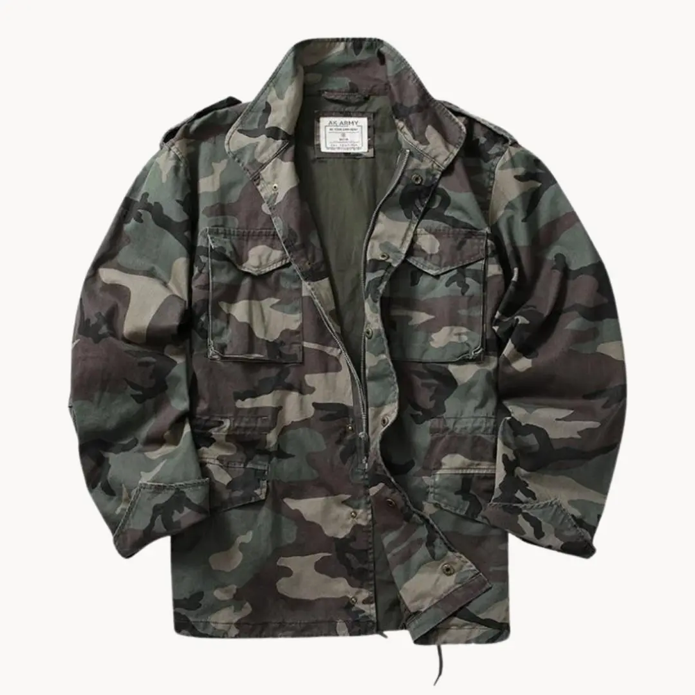 Olive Cotton M65 Field - Coat CASA LARO