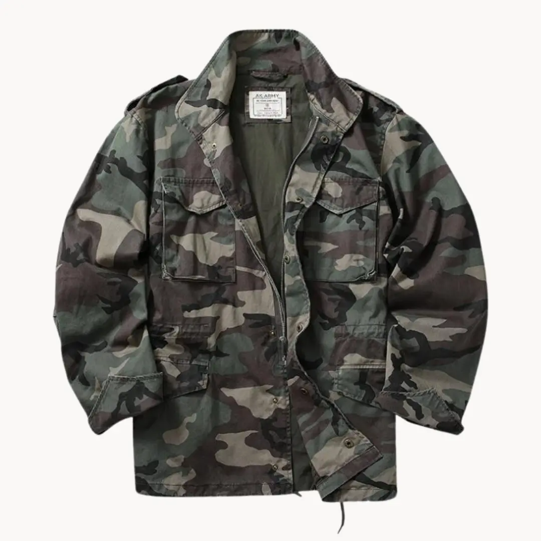 Olive Cotton M65 Field - Coat CASA LARO