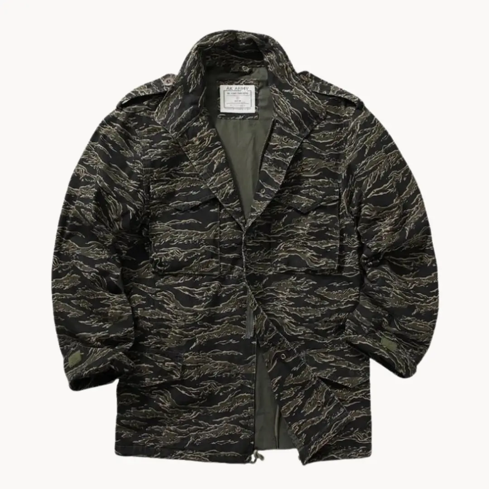 Olive Cotton M65 Field - Coat CASA LARO