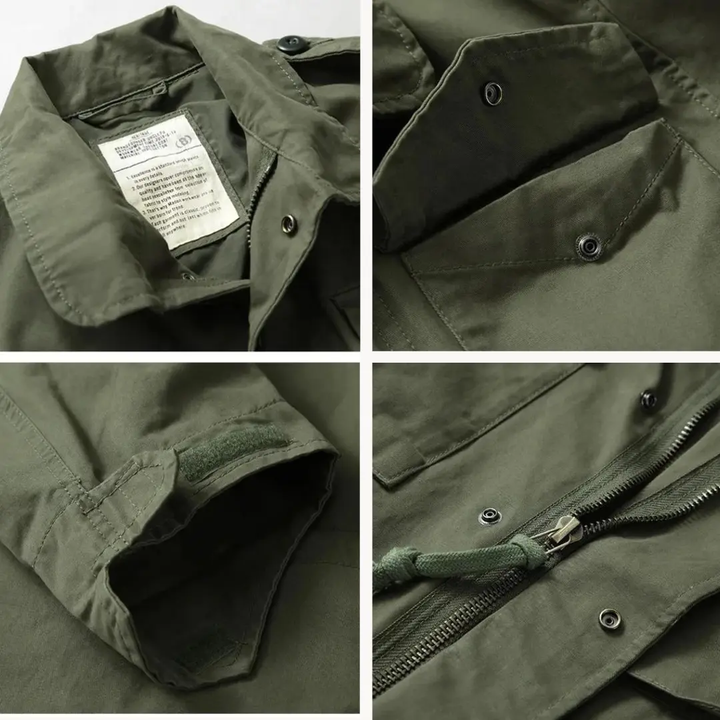 Olive Cotton M65 Field - Coat CASA LARO