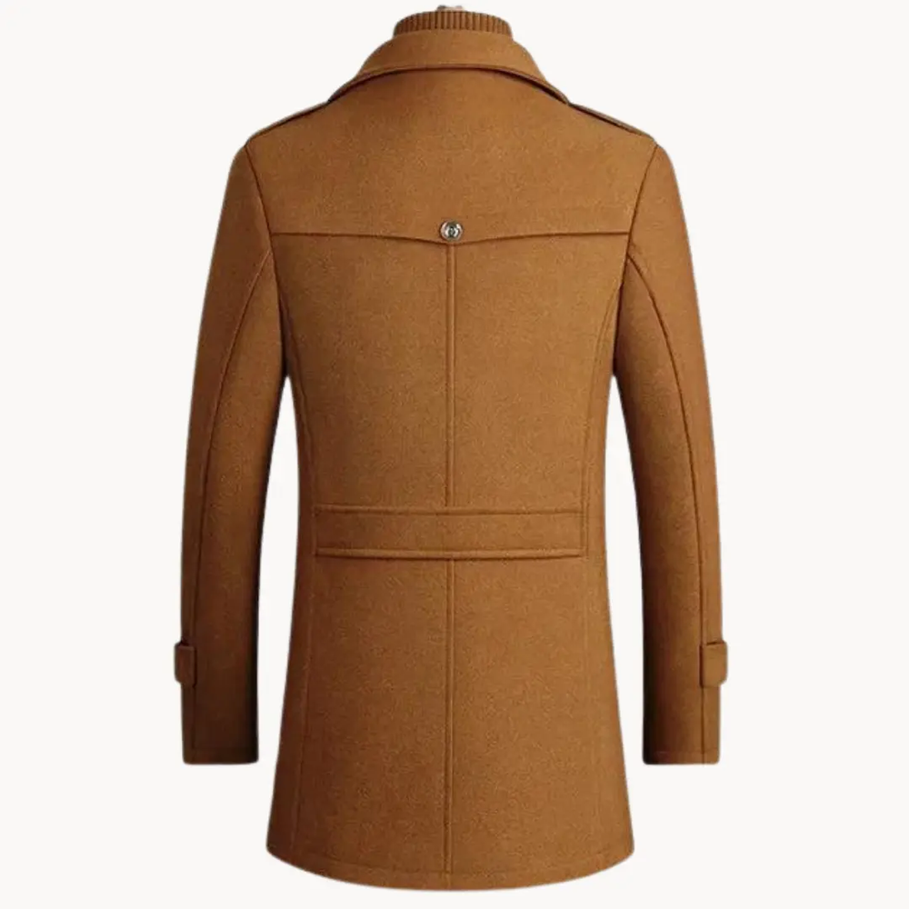 Olive Green Longline - Coat CASA LARO