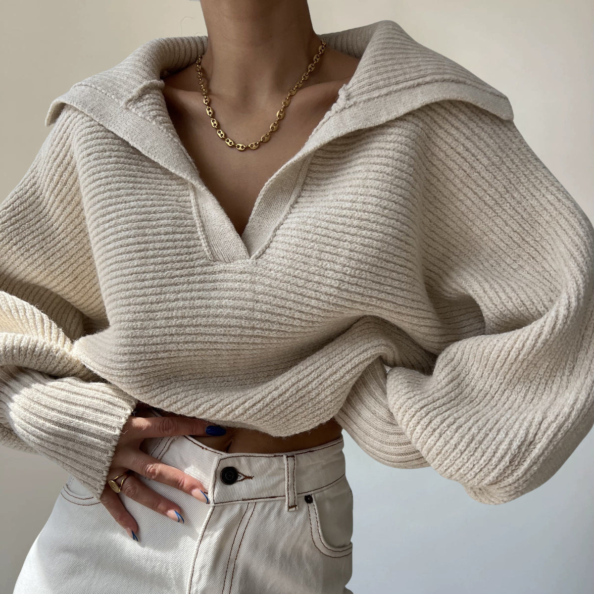 Bella Ribbed Knit - Sweater