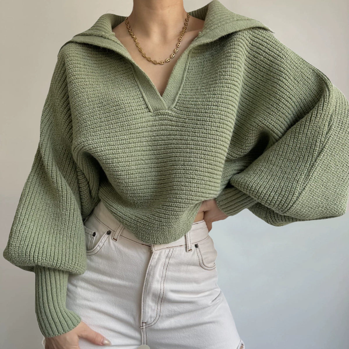 Bella Ribbed Knit - Sweater