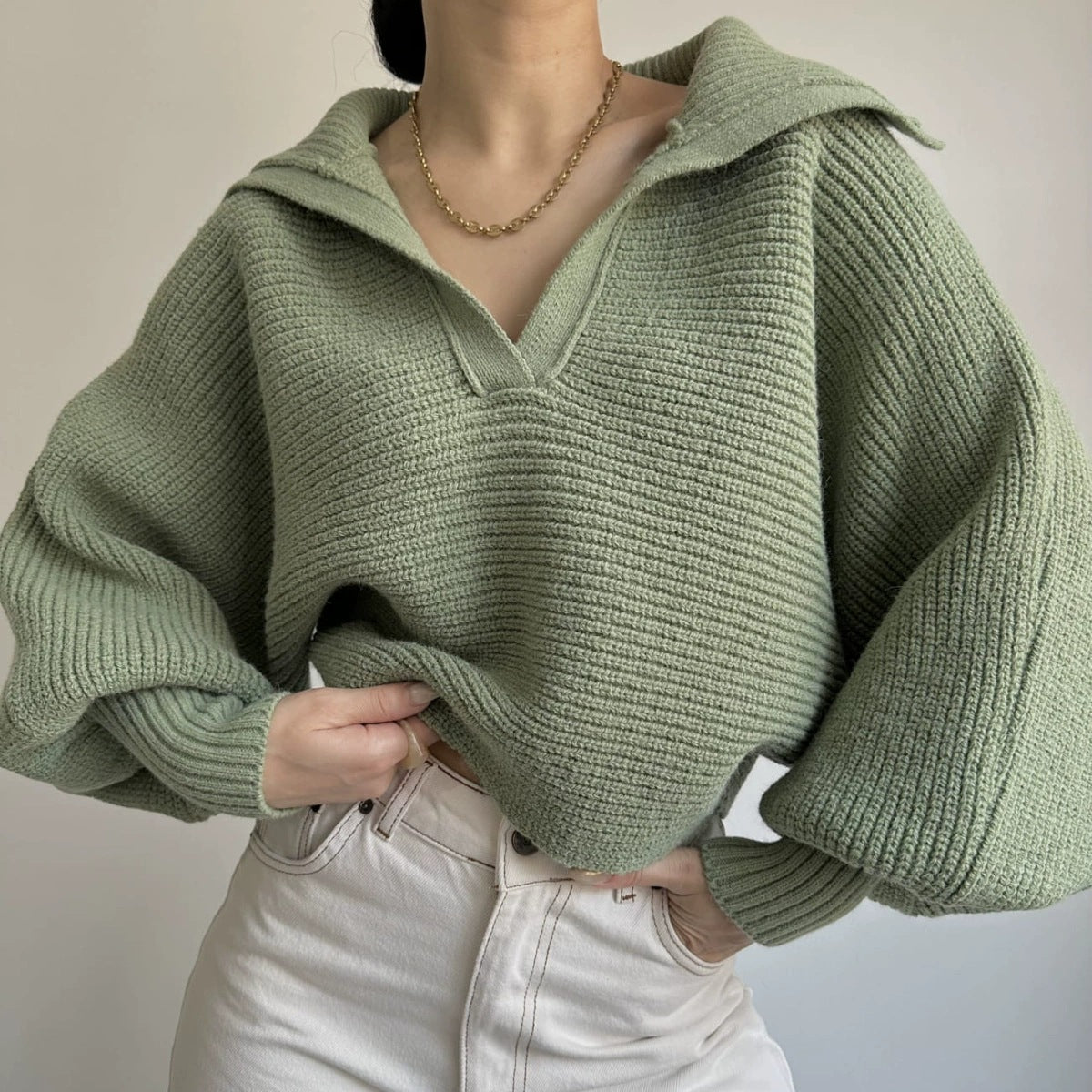 Bella Ribbed Knit - Sweater