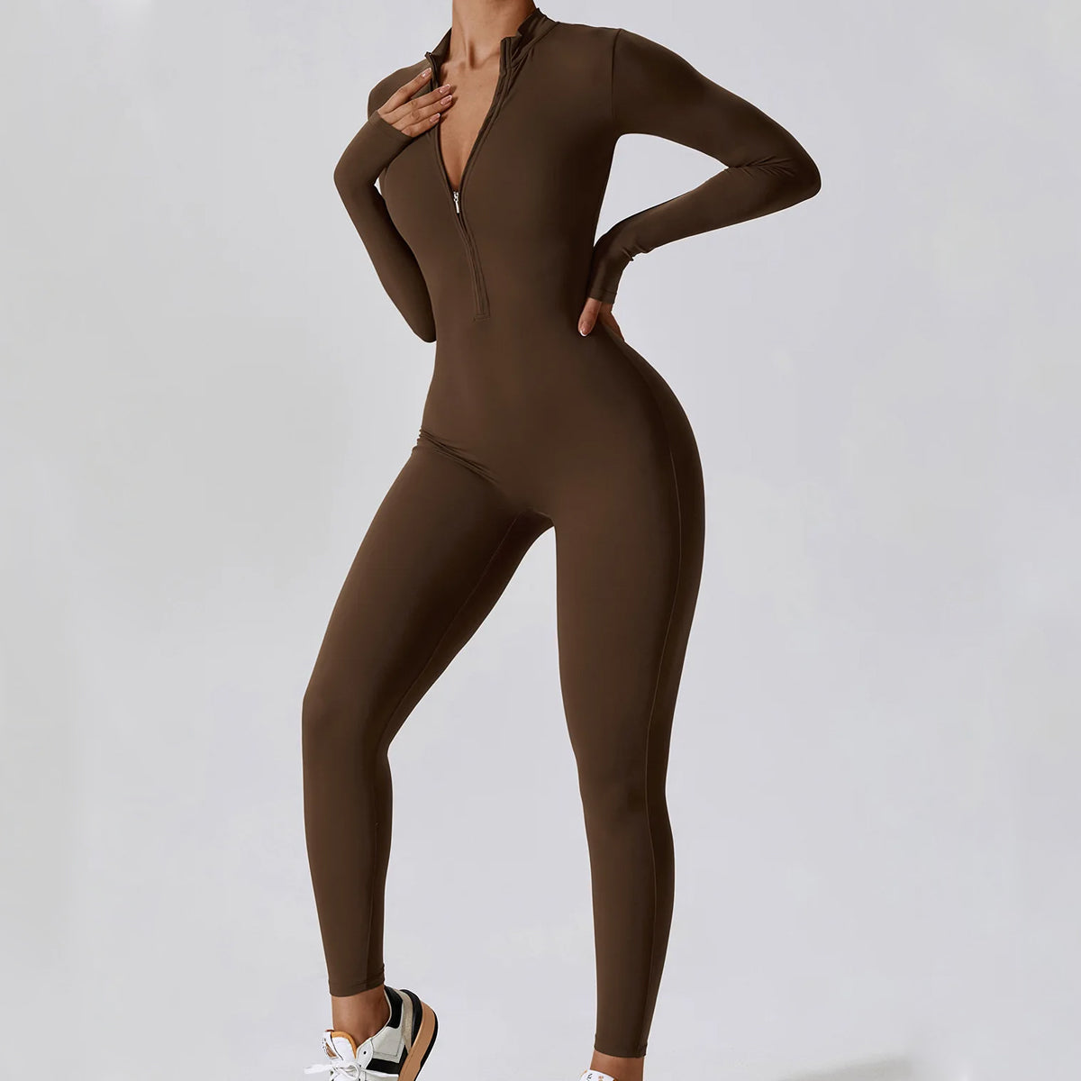 Zippered Utility Slim Fit - Jumpsuit