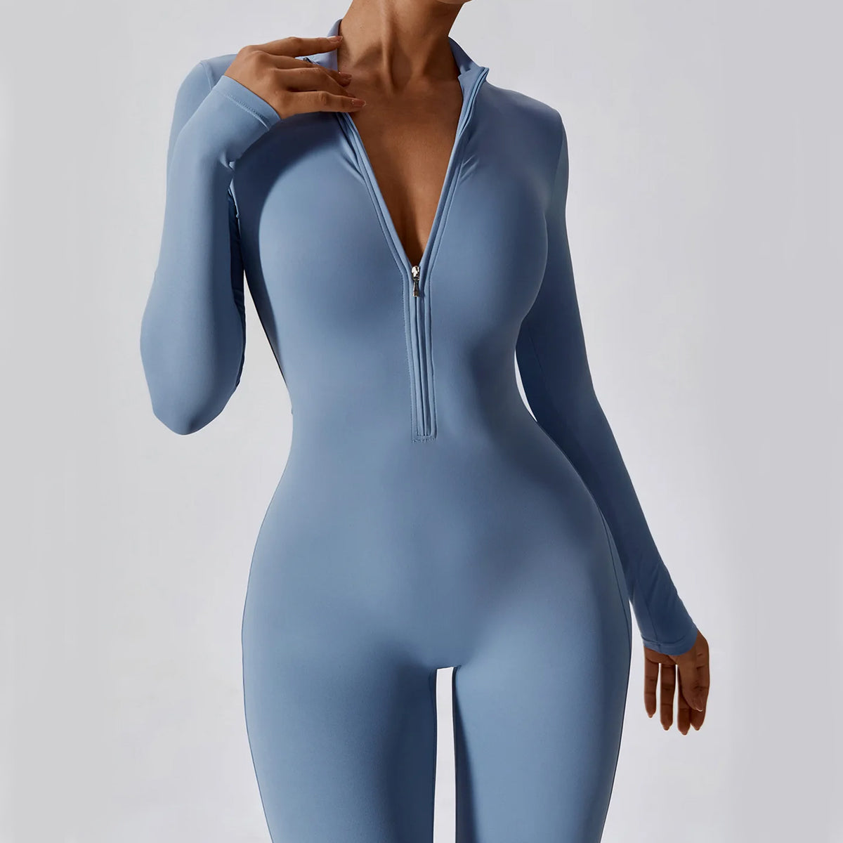 Zippered Utility Slim Fit - Jumpsuit