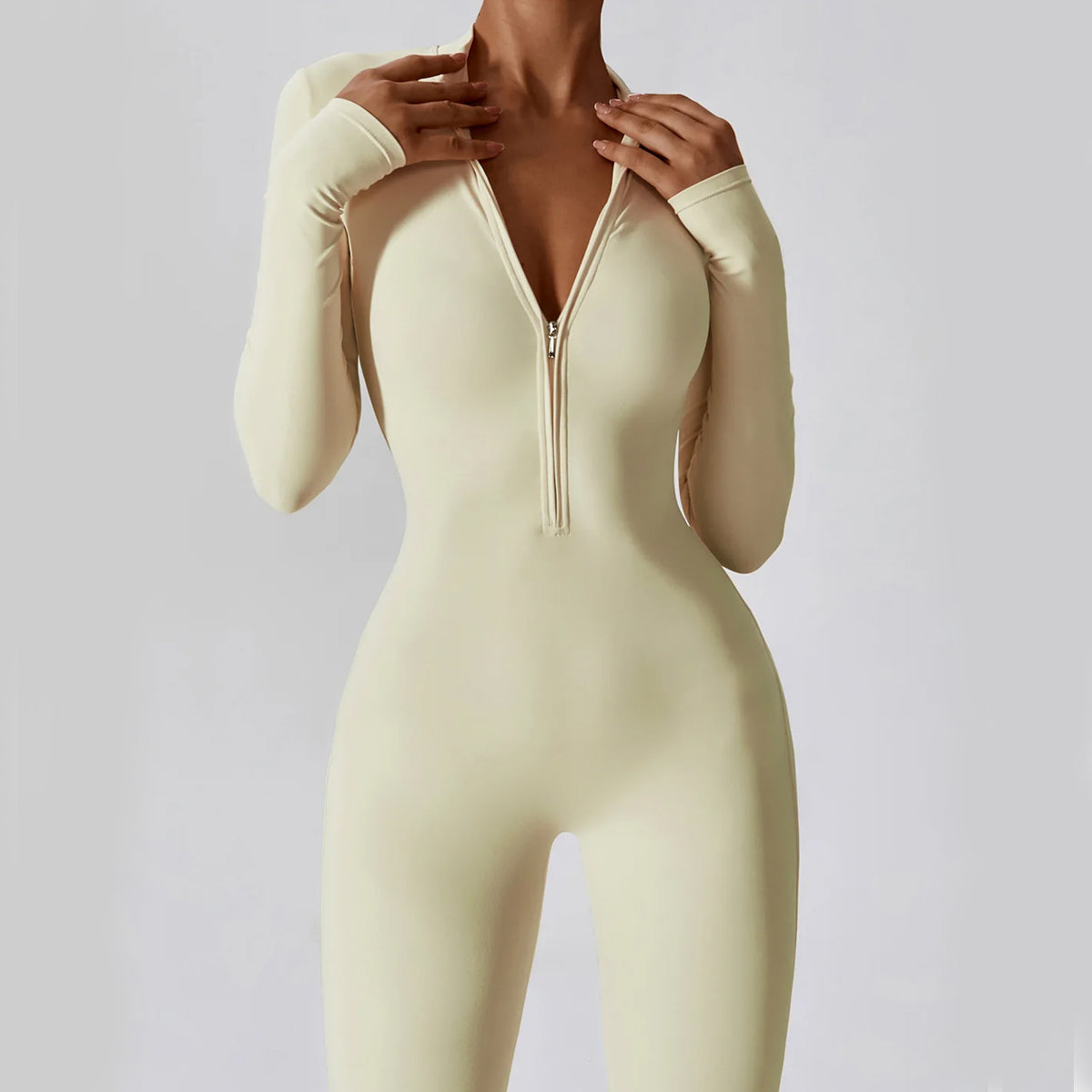 Zippered Utility Slim Fit - Jumpsuit