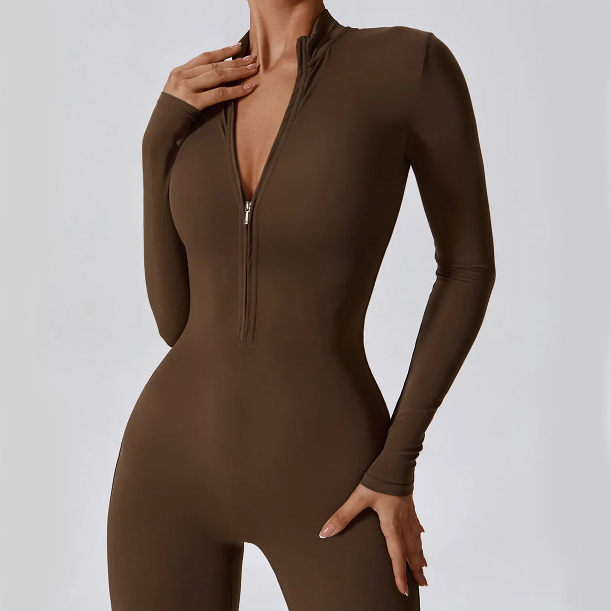 Zippered Utility Slim Fit - Jumpsuit