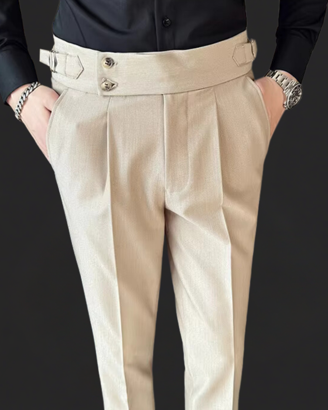 Olivier Adjustable Waist - Trousers CASA LARO MEN