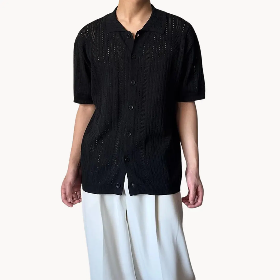 Openwork Crochet - Shirt CAAYWORLD