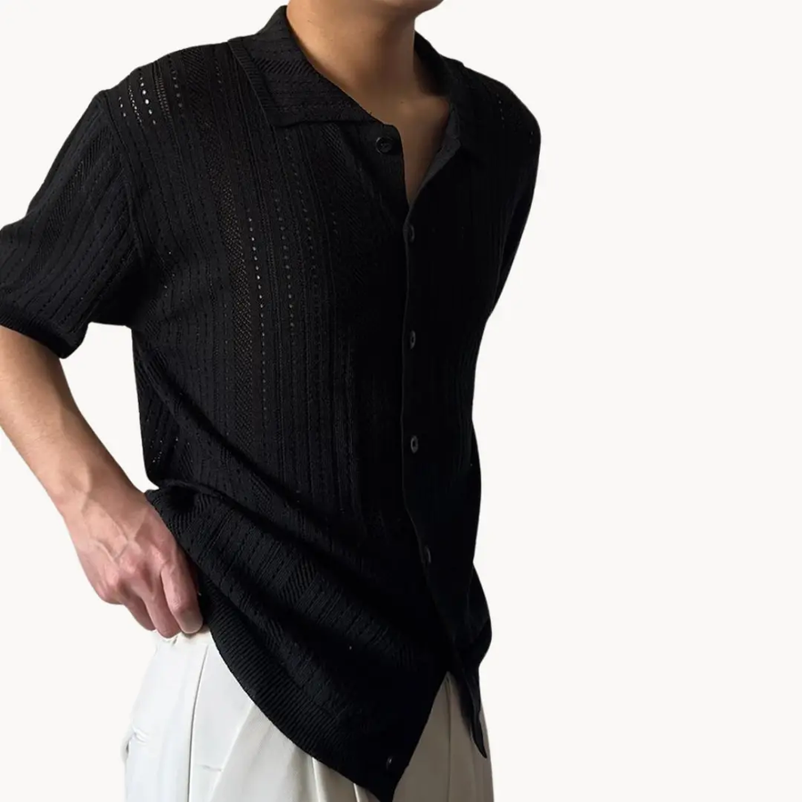 Openwork Crochet - Shirt CAAYWORLD