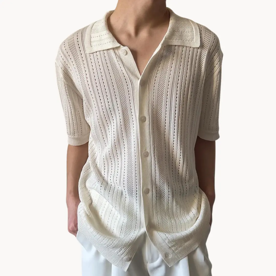 Openwork Crochet - Shirt CAAYWORLD