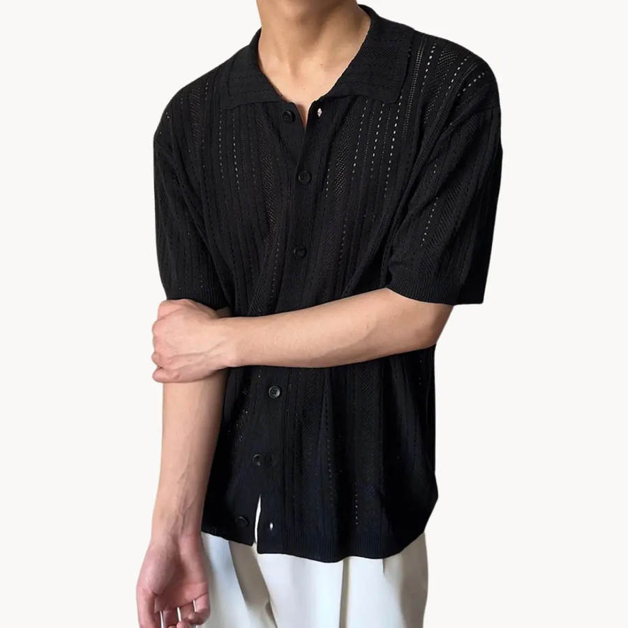 Openwork Crochet - Shirt CAAYWORLD
