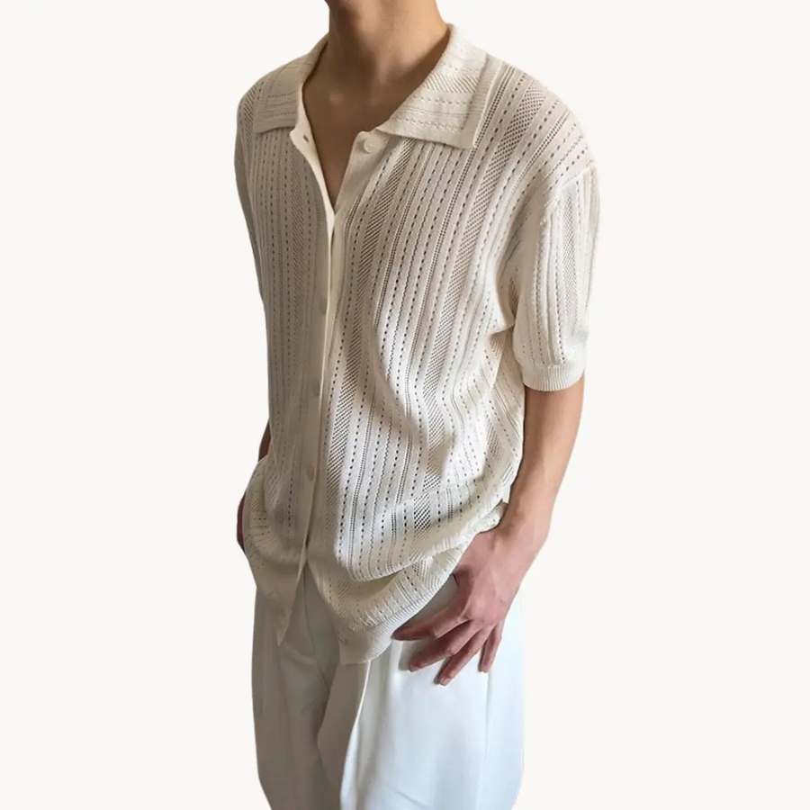 Openwork Crochet - Shirt CAAYWORLD