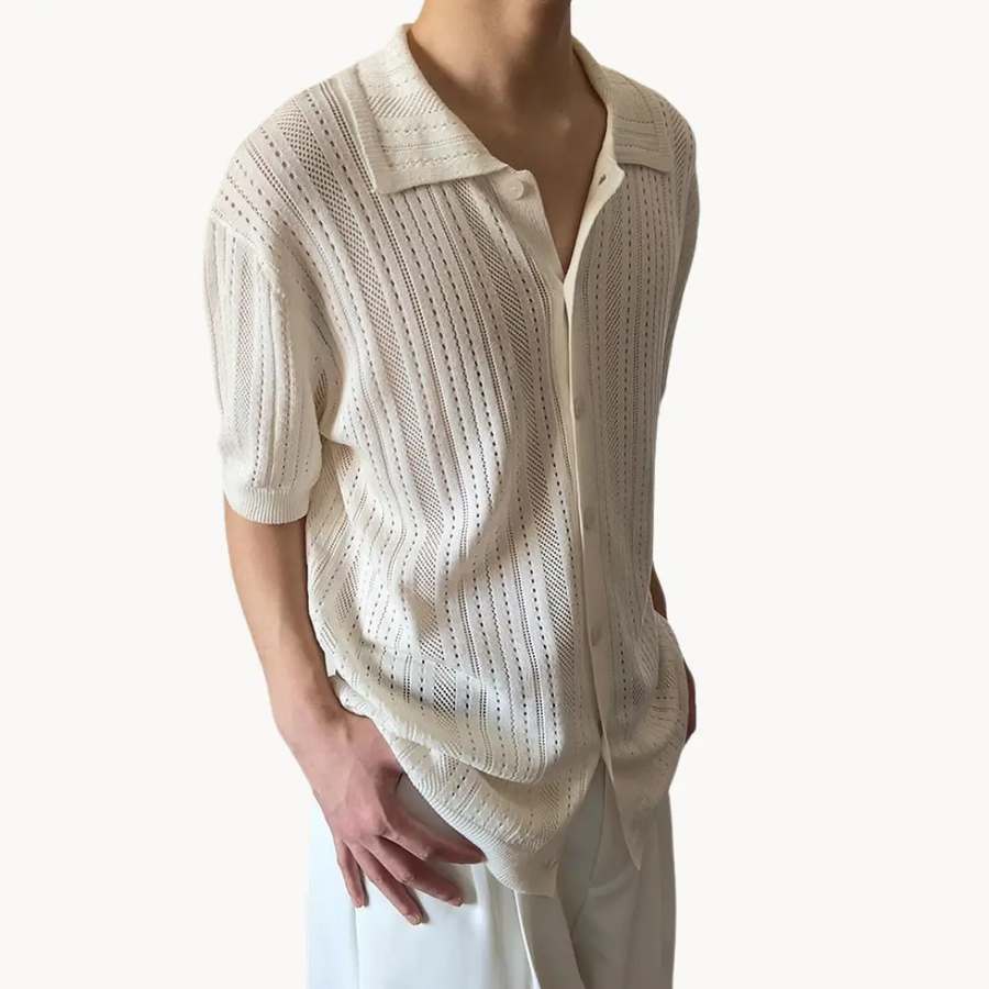 Openwork Crochet - Shirt CAAYWORLD