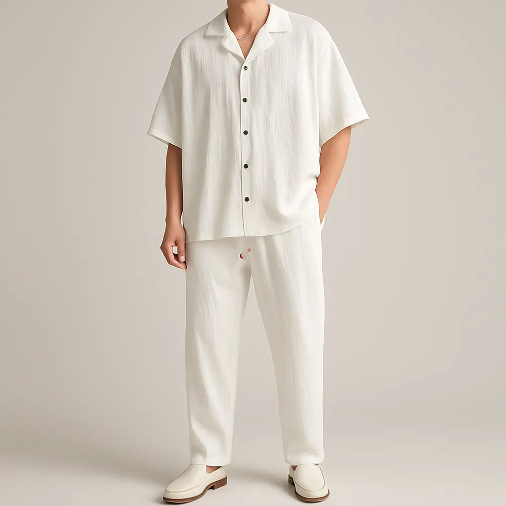 Oversized Linen - Two-Piece Set CASA LARO