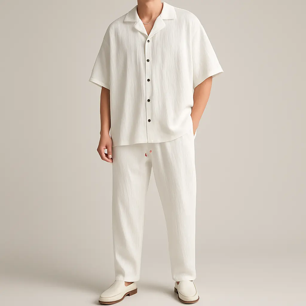 Oversized Linen - Two-Piece Set CASA LARO