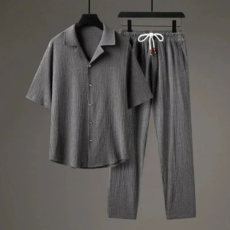 Oversized Linen - Two-Piece Set CASA LARO
