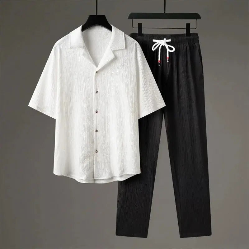 Oversized Linen - Two-Piece Set CASA LARO