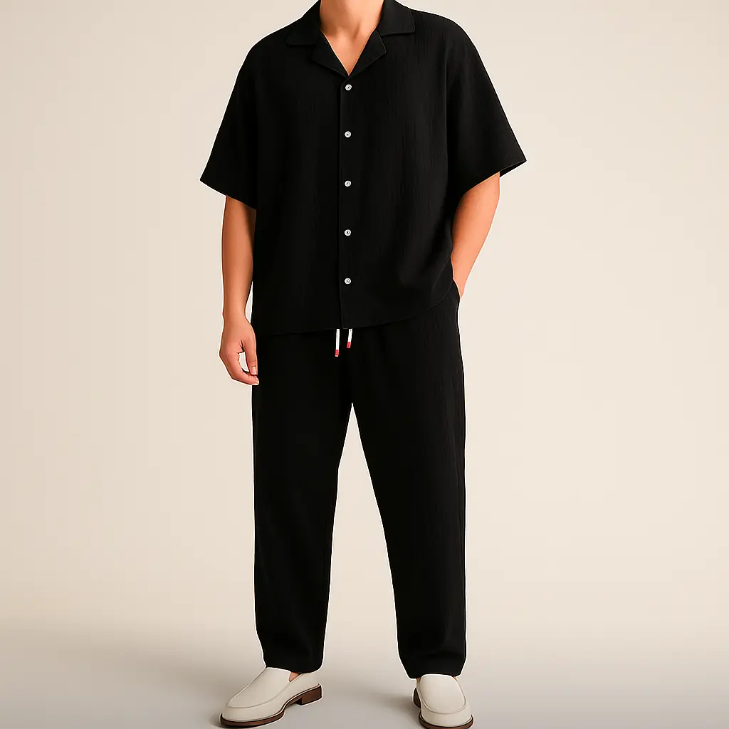 Oversized Linen - Two-Piece Set CASA LARO