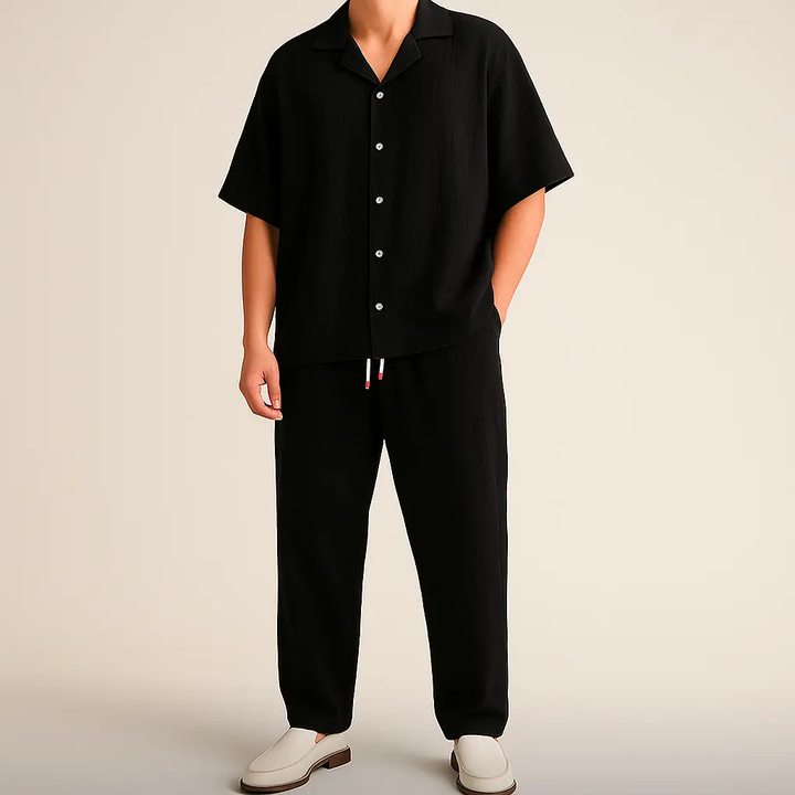 Oversized Linen - Two-Piece Set CASA LARO