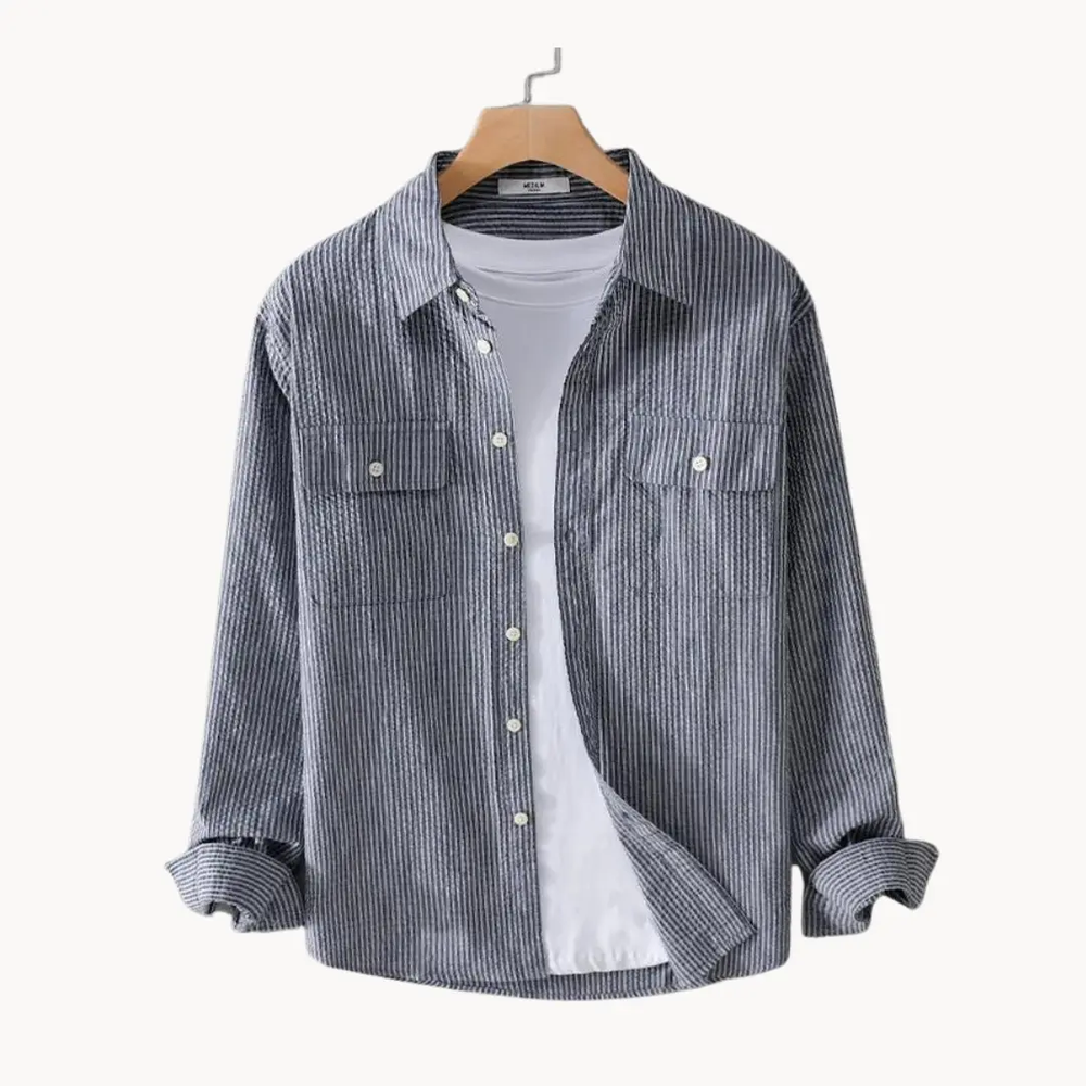 Paavo Striped Button-Up - Shirt CASA LARO