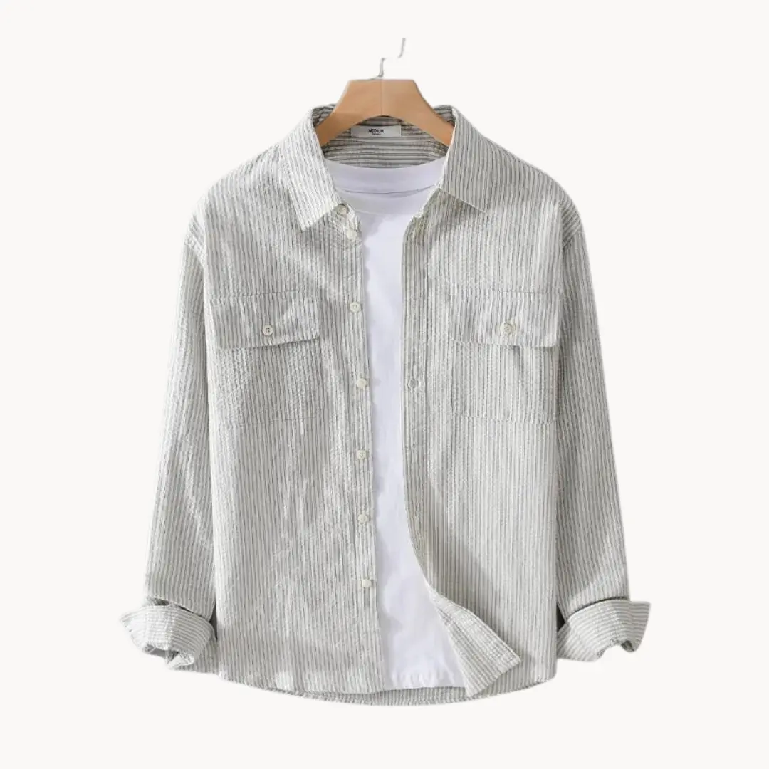 Paavo Striped Button-Up - Shirt CASA LARO