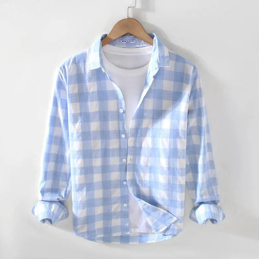 Parisian Plaid Button-Down - Shirt CASA LARO MEN