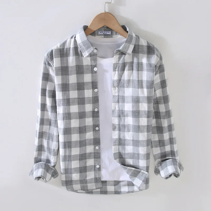 Parisian Plaid Button-Down - Shirt CASA LARO MEN