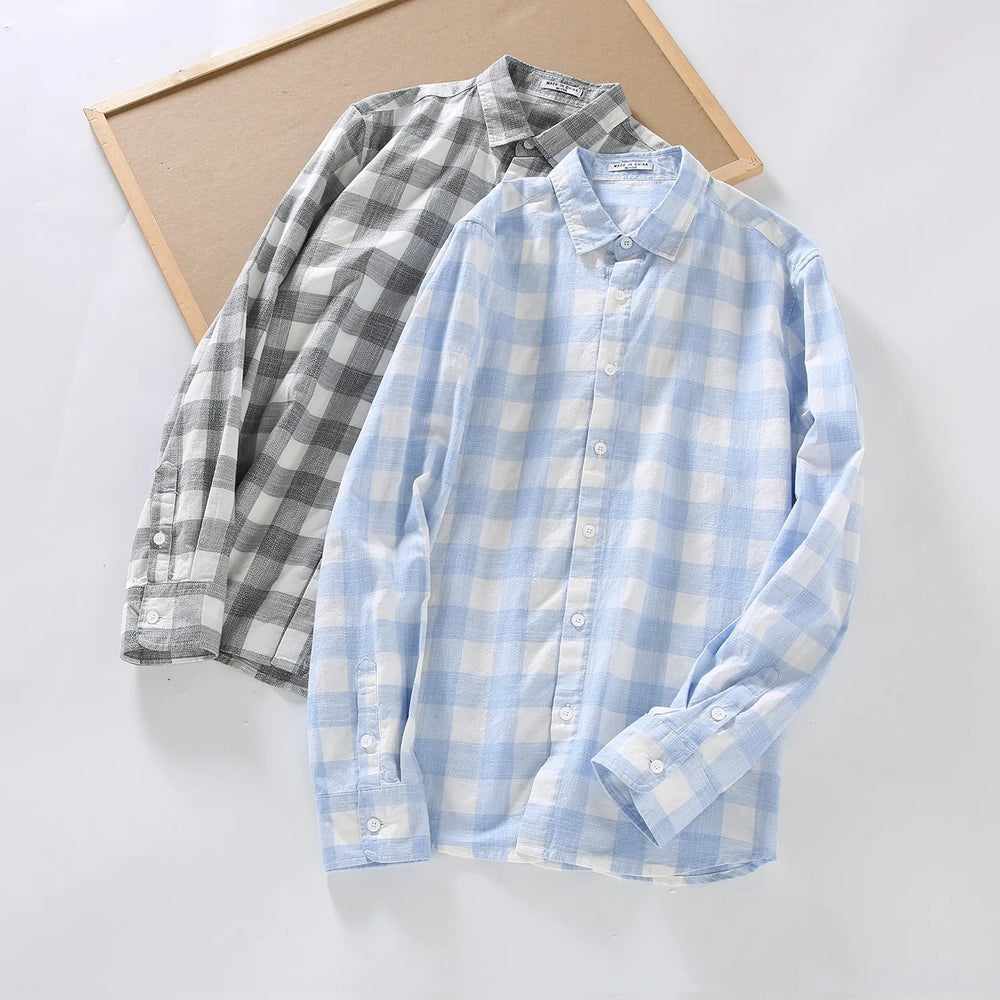 Parisian Plaid Button-Down - Shirt CASA LARO MEN