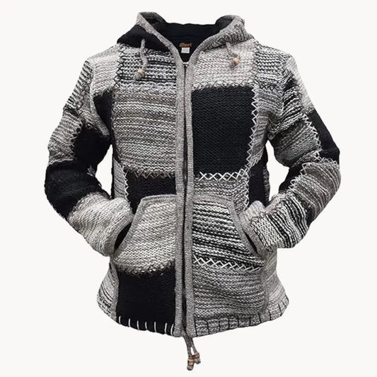Patchwork Cotton Pullover - Sweater CASA LARO