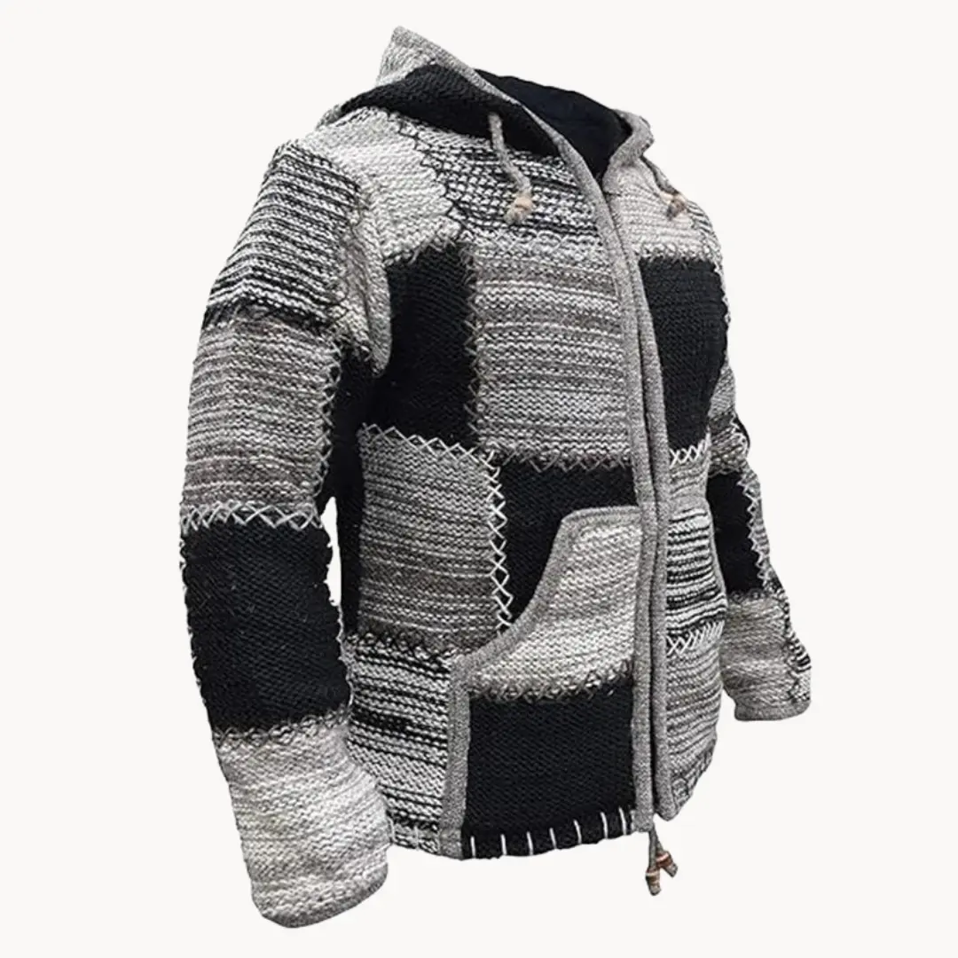 Patchwork Cotton Pullover - Sweater CASA LARO