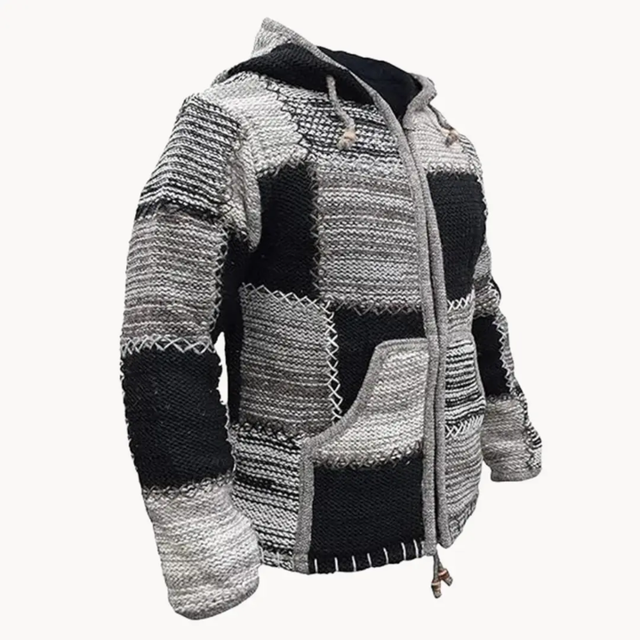 Patchwork Cotton Pullover - Sweater CASA LARO