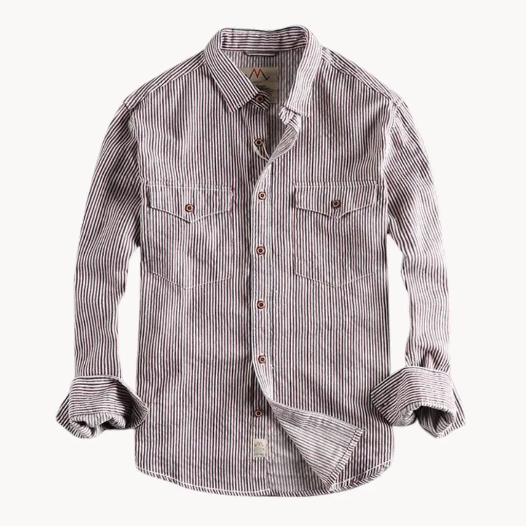 Pencil Stripe Button-Down - Shirt CASA LARO