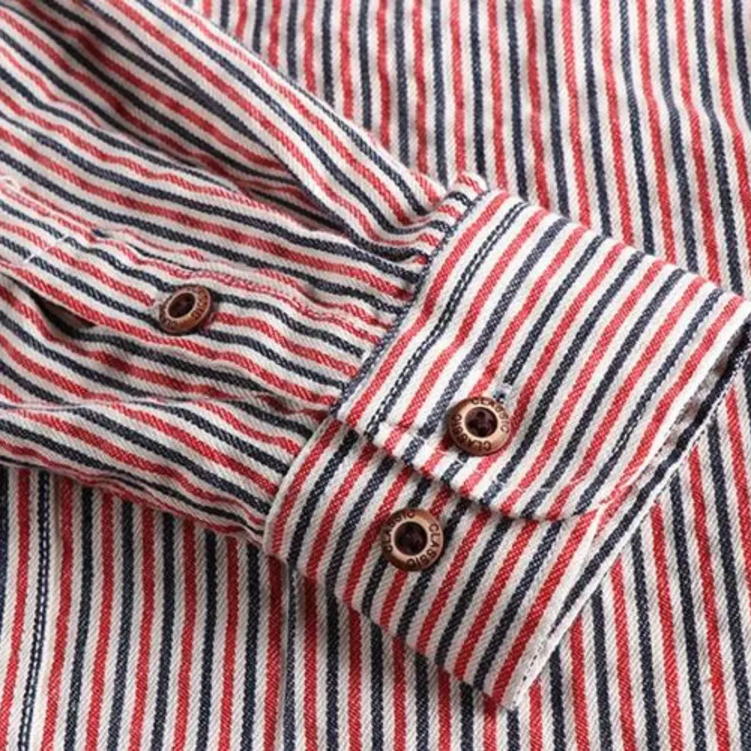 Pencil Stripe Button-Down - Shirt CASA LARO