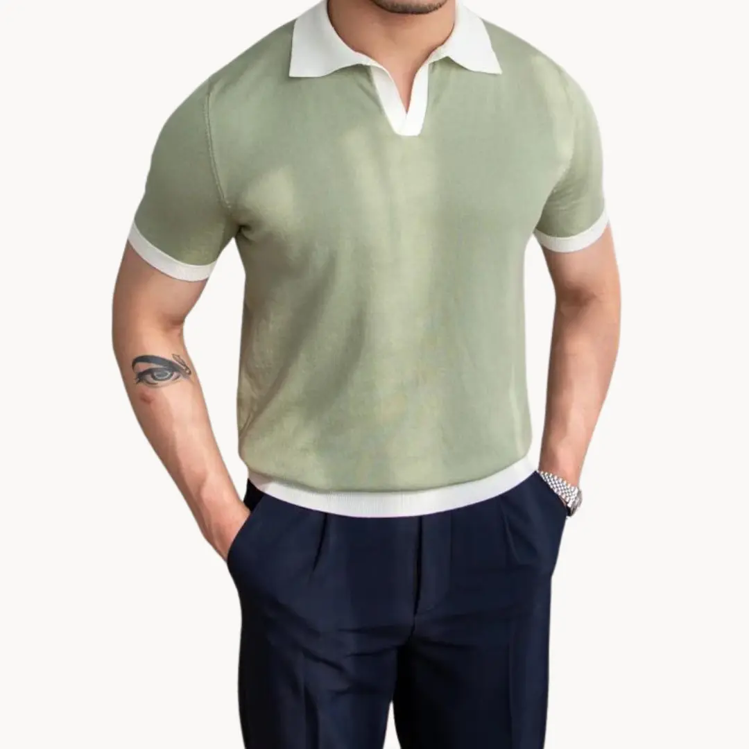 Pique Cotton Slim Fit - Polo Shirt CASA LARO
