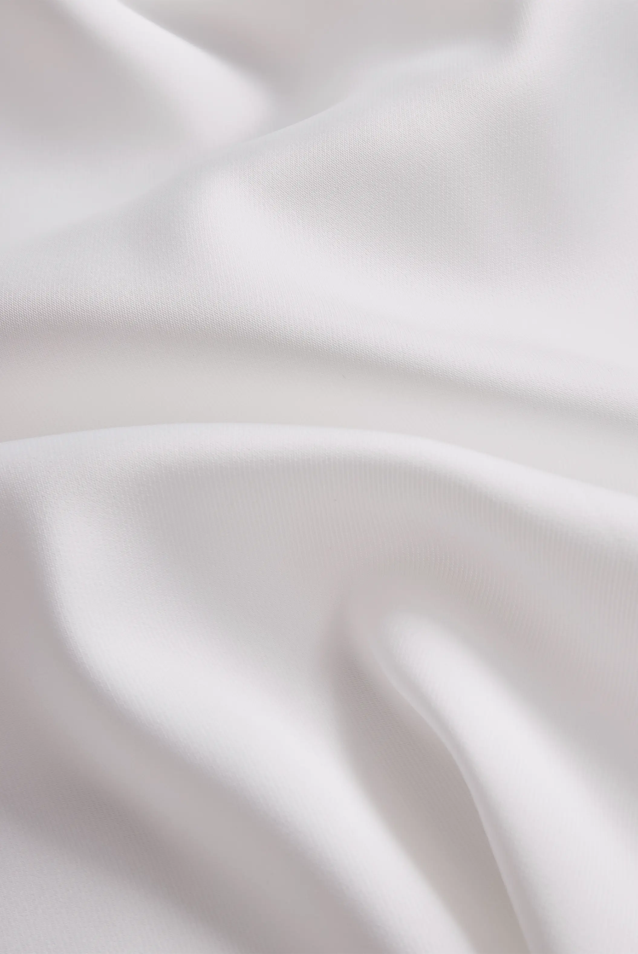 Pleated High-Neck Satin Long-Sleeve Officewear - Blouse CASA LARO