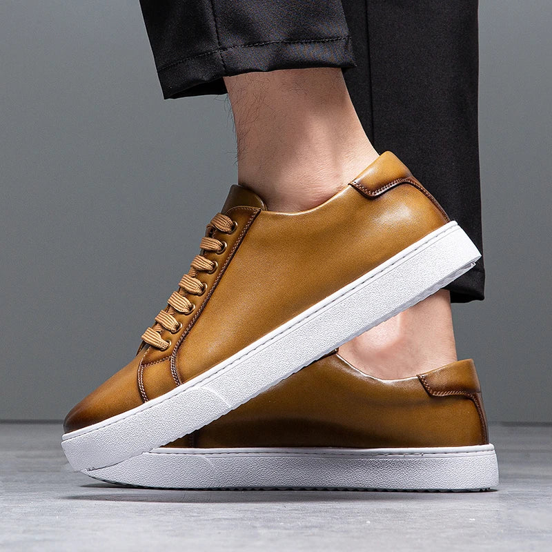 Premium Leather Low-Top - Sneakers CASA LARO MEN