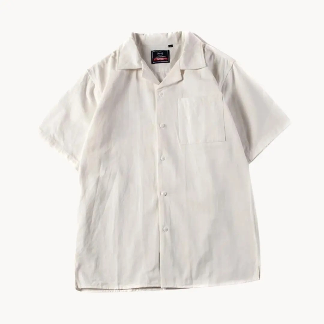 Prime Cotton Camp Collar - Polo CASA LARO