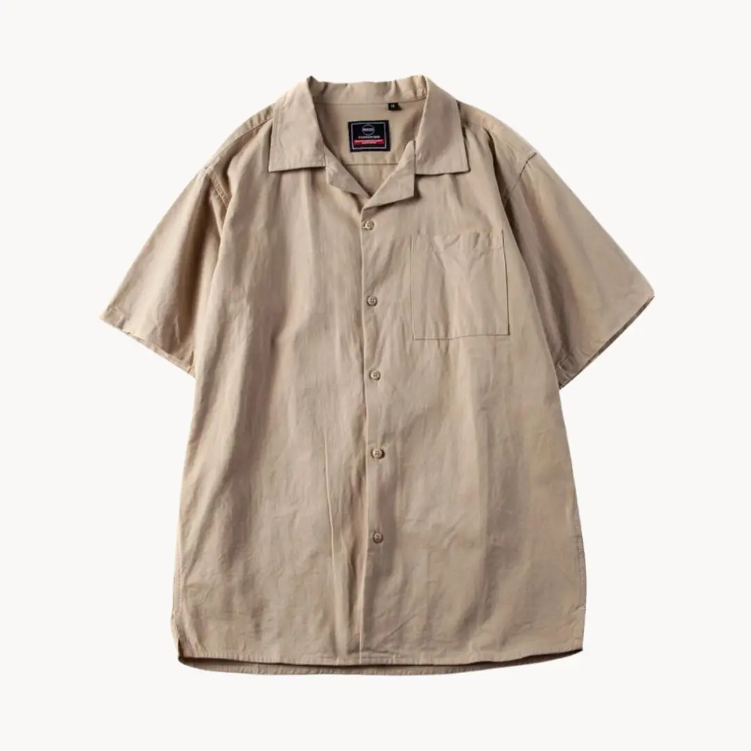 Prime Cotton Camp Collar - Polo CASA LARO