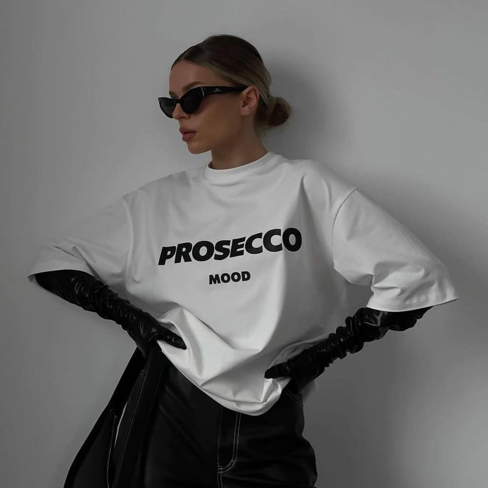 Prosecco Oversized Cotton - Shirt CASA LARO