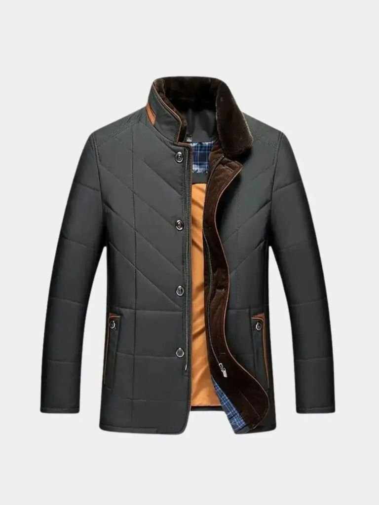 Quilted Winter Jacket - Casa  Laro CASA LARO