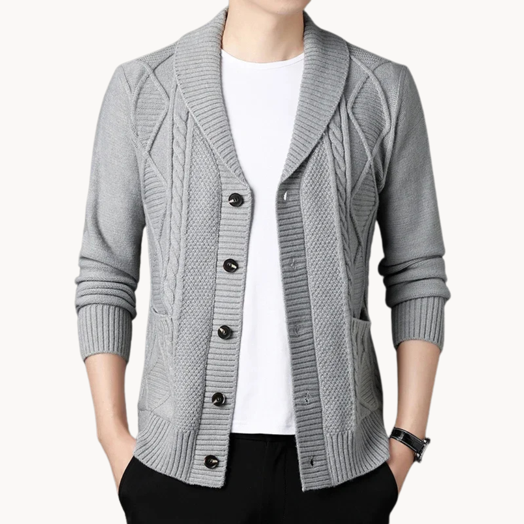 Raleigh Knitted - Cardigan CASA LARO MEN