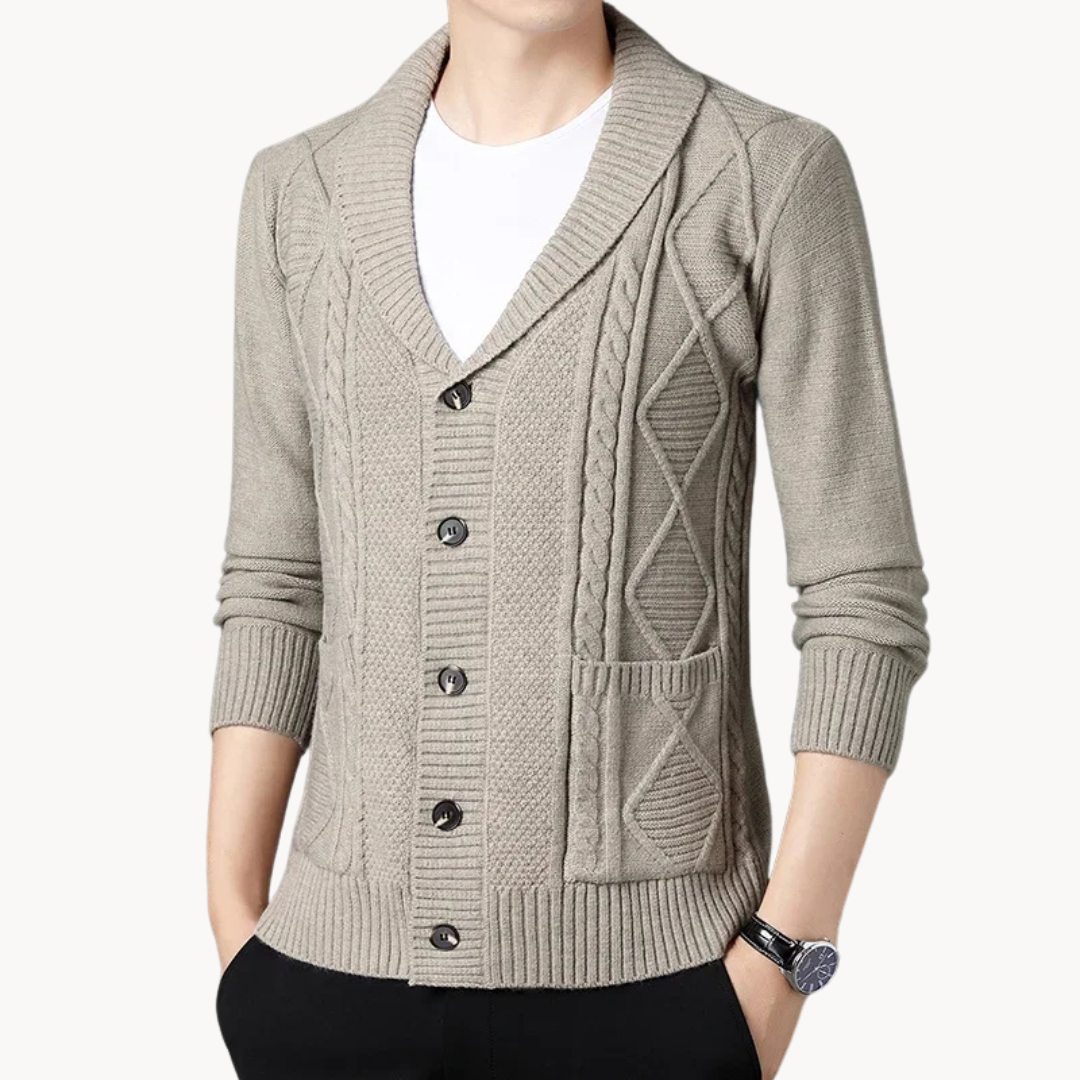 Raleigh Knitted - Cardigan CASA LARO MEN