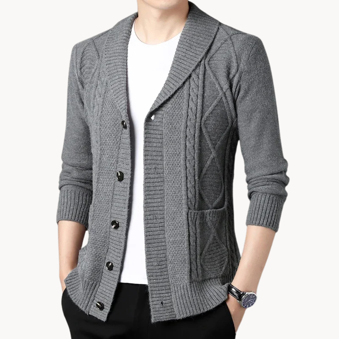 Raleigh Knitted - Cardigan CASA LARO MEN