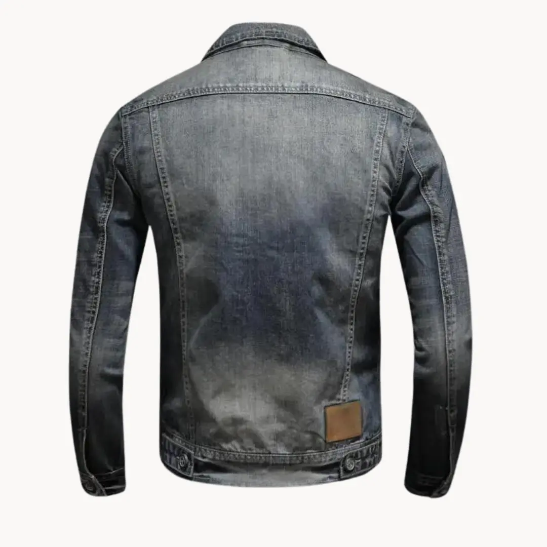Redwood Washed Denim Trucker - Jacket CASA LARO