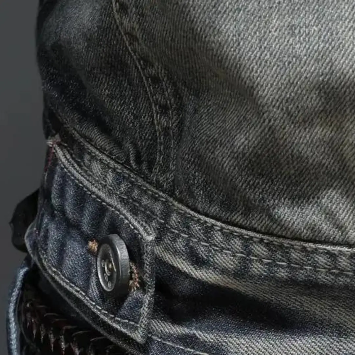 Redwood Washed Denim Trucker - Jacket CASA LARO