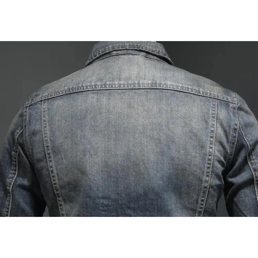 Redwood Washed Denim Trucker - Jacket CASA LARO