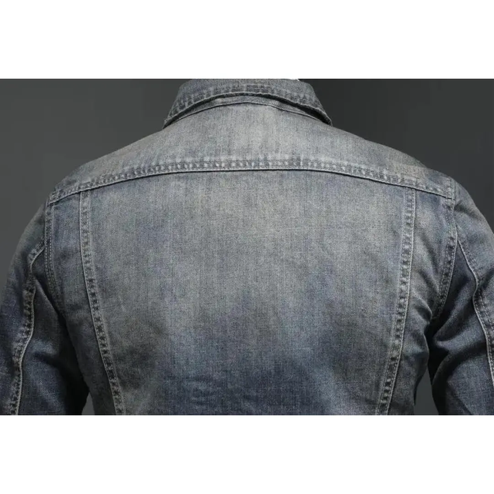 Redwood Washed Denim Trucker - Jacket CASA LARO