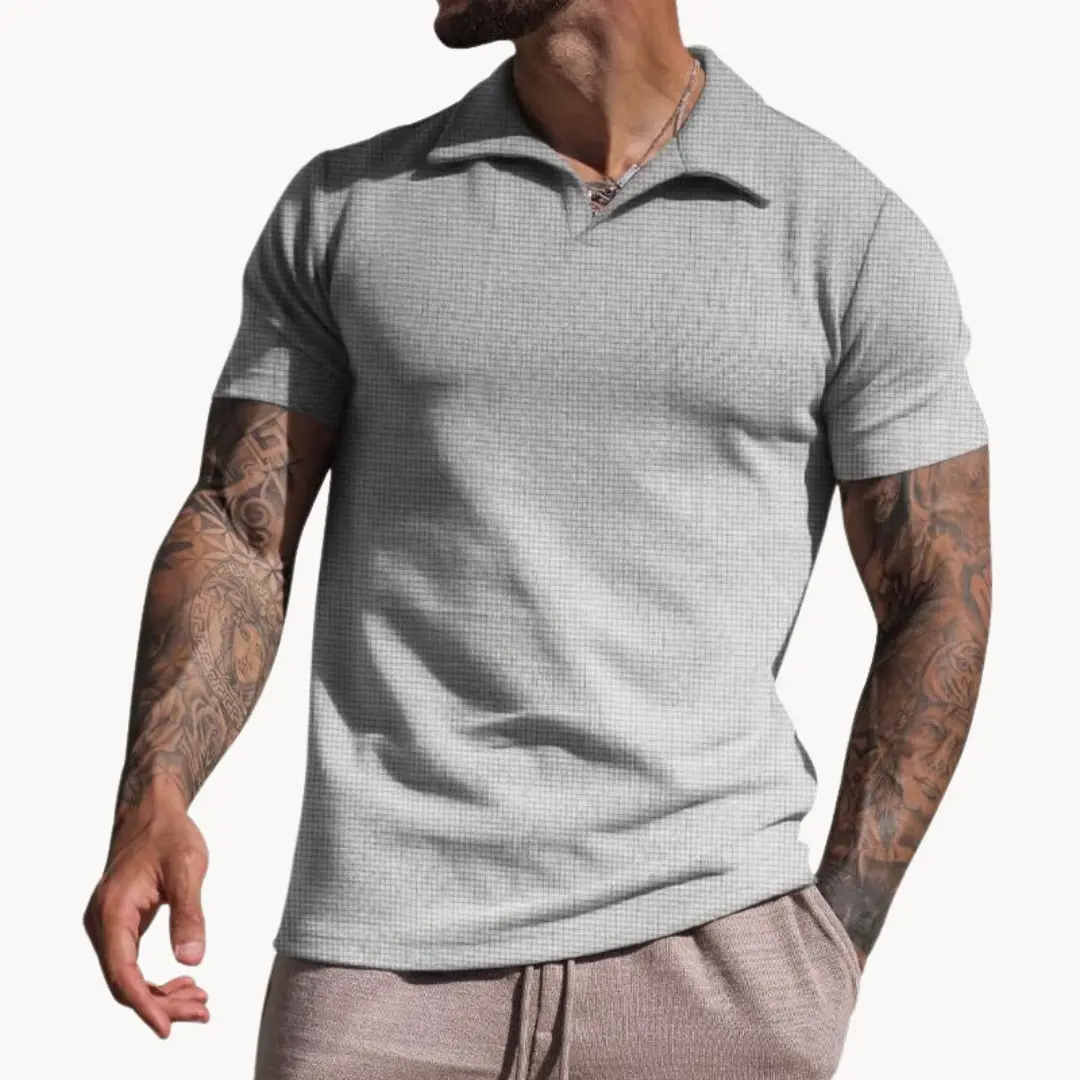 Refined Cotton Piqué Polo - T-Shirt CASA LARO